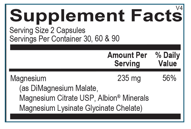Reacted Magnesium - 180 count
