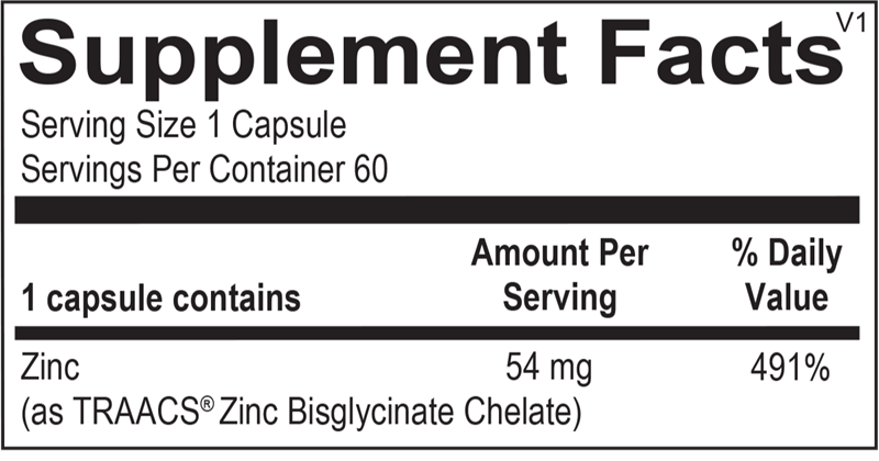 Reacted Zinc - 60 count