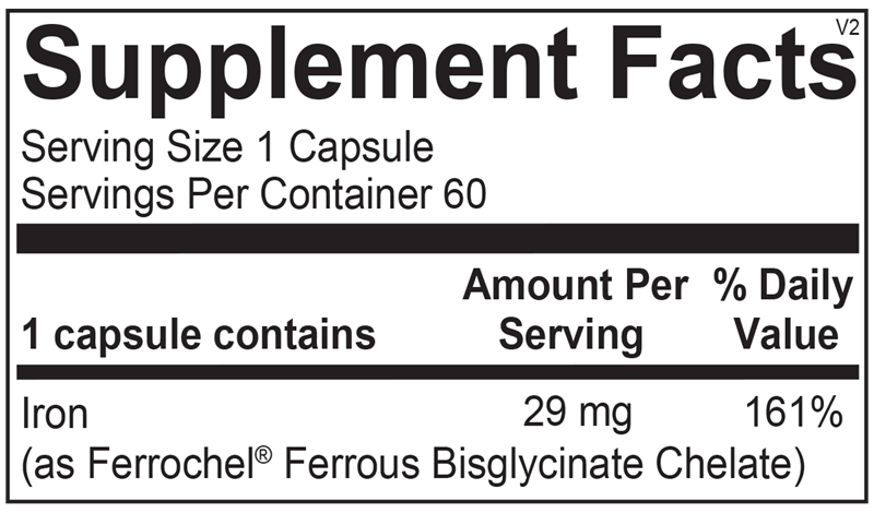 Reacted Iron - 60 count