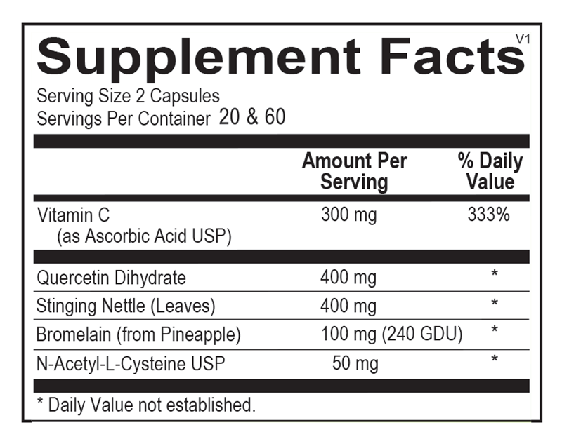Natural D-Hist - 40 count