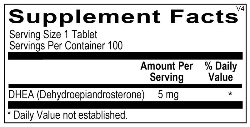 DHEA 5 mg - 100 count