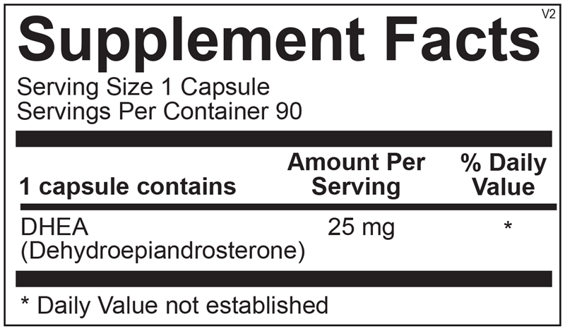 Dhea 25 - 90 count