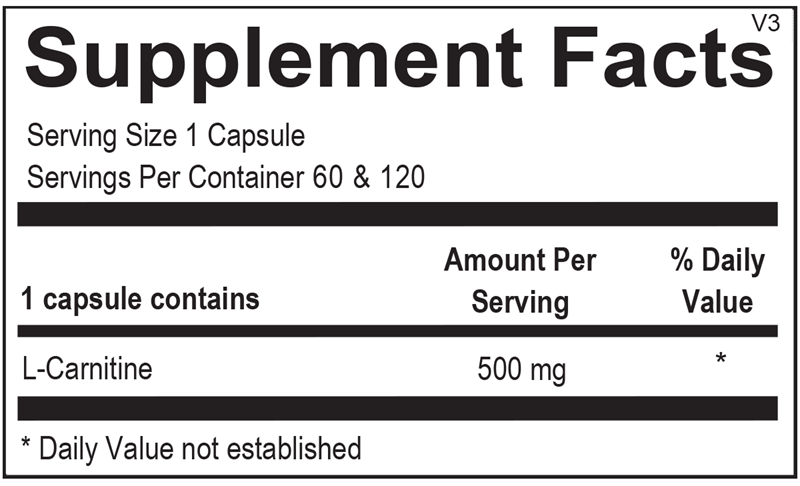 L-CARNITINE 60 ct